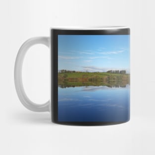 Trees and Blue Sky Reflections in Water Mug